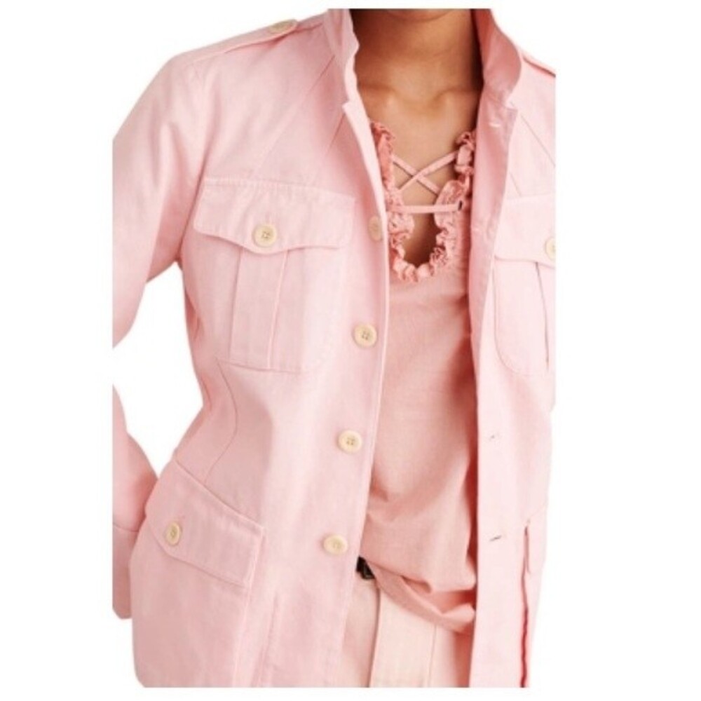 Alex Mill Officer Cotton Jacket in Pink M NWT